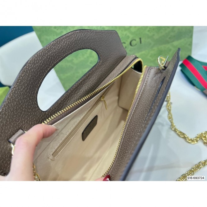Gucci〔オフィディア〕ウェブ ストライプ付き スモール トートバッグ ‎693724 