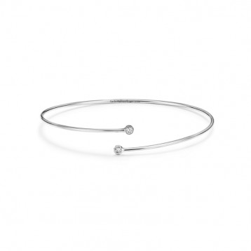 ★、1203新品★Tiffany ティファニー エルサ・ペレッティ™ ダイヤモンド フープ シングルロウ バングル GRP10204