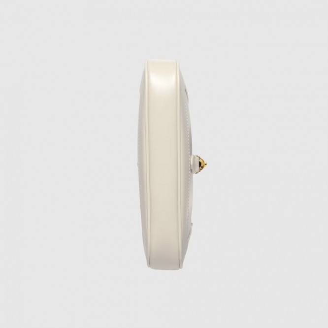 【日常に☆】GUCCI グッチ 〔ジャッキー 1961〕ミニ バッグ ホワイト レザー 637091 10O0G 9022