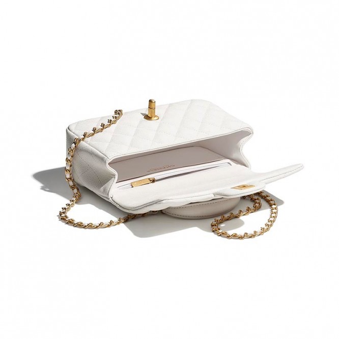 【希少♡人気の☆シャネル】CHANEL シャネル バッグ　トップハンドル ミニ フラップ AS2431 B05576 45002