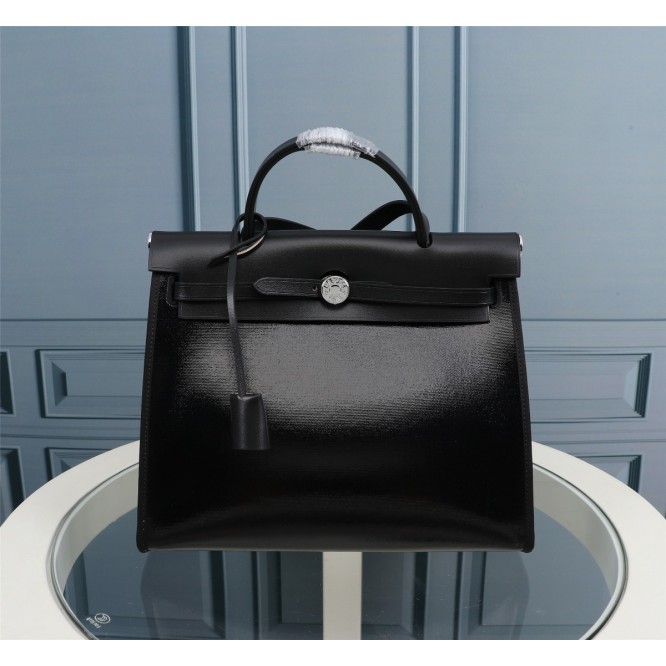 【直営店買付】HERMES エルメス Herbag Zip エールバッグ・ジップ31 Retourneキャンバス H072069CKAA