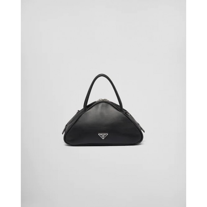 ☆大人気新作☆PRADA プラダ ブラック レザー トップハンドルバッグ 1BB082_2BYA_F0002_V_NEO