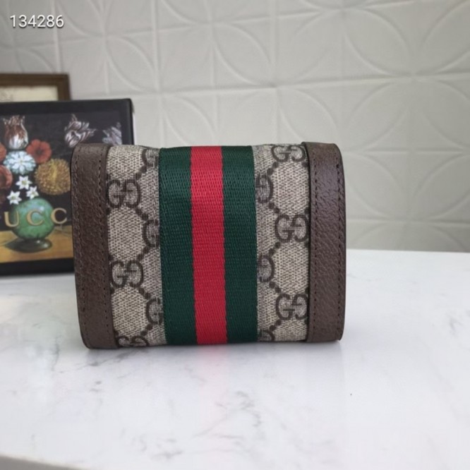 Gucci・〔オフィディア〕GG 三つ折り ウォレット財布