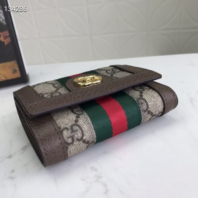 Gucci・〔オフィディア〕GG 三つ折り ウォレット財布