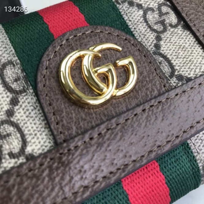 Gucci・〔オフィディア〕GG 三つ折り ウォレット財布