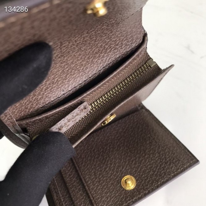 Gucci・〔オフィディア〕GG 三つ折り ウォレット財布