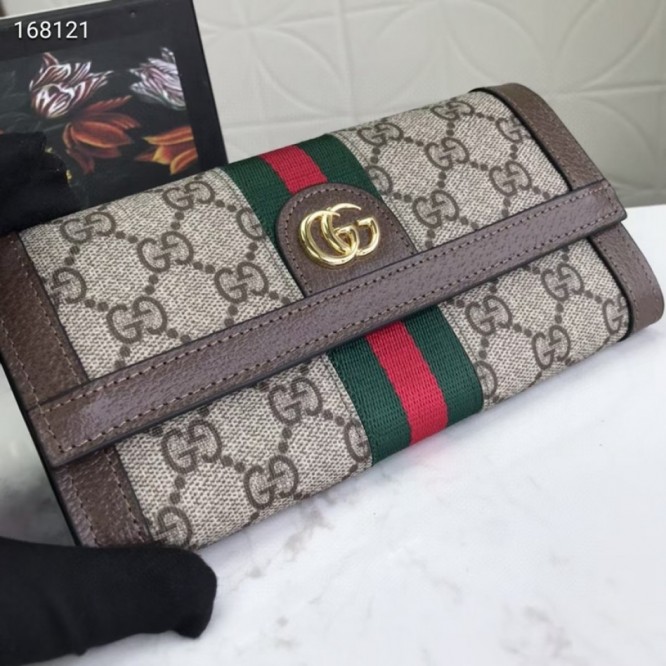 Gucci・【GUCCI】グッチ*オフィディア GG コンチネンタルウォレット 長財布