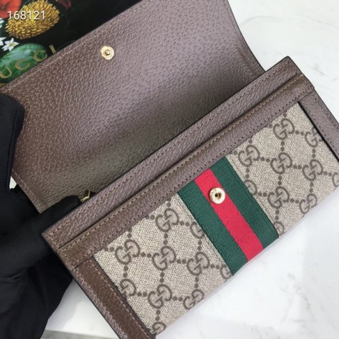 Gucci・【GUCCI】グッチ*オフィディア GG コンチネンタルウォレット 長財布