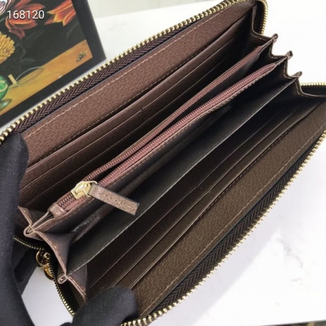 GUCCI レディース Ophidia ラウンドファスナー長財布