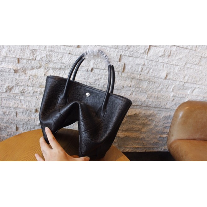 ★レア商品★HERMES エルメス Garden Party ガーデンパーティー 30 トートバッグ ブラック H051568CK89