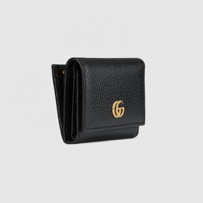 【GUCCI】3つ折り財布〔GGマーモント〕ミディアム ウォレット