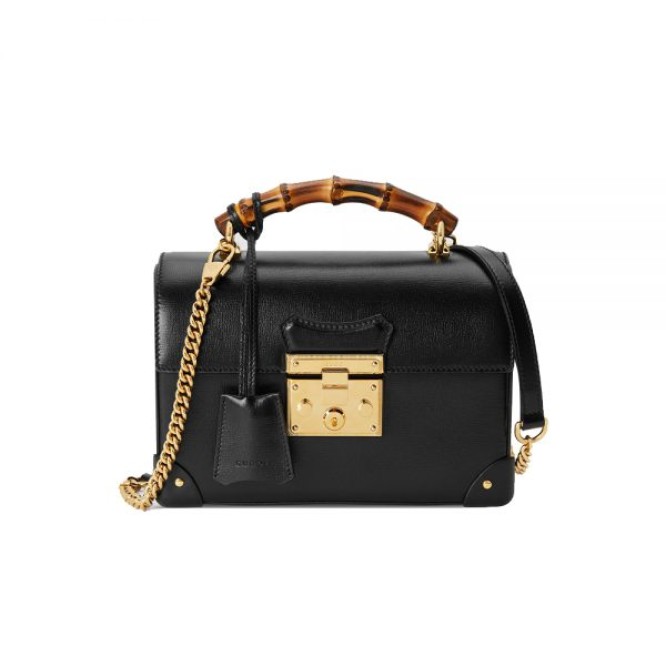 【新作バッグ♪】GUCCI 〔パドロック〕スモール バンブー ショルダーバッグ  603221 1DBRG 1000