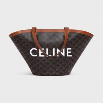 【CELINE】ミディアムバシネットバッグ トリオンフ ブラック