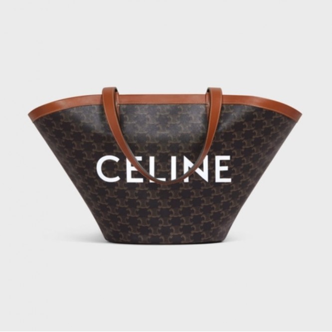 【CELINE】ミディアムバシネットバッグ トリオンフ ブラック