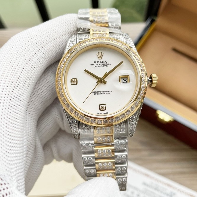 Rolex ロレックス デイトジャスト スイス Cal.3135 ムーブメント搭載 EP2108J2200-RO060-1