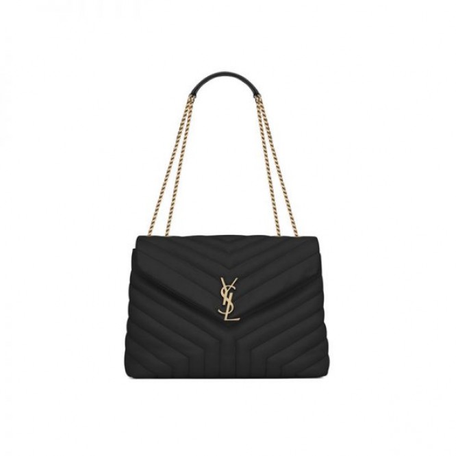 【世界中で大人気】YSL サンローラン ルル ミディアム キルティングレザー ブラック 574946DV7271000