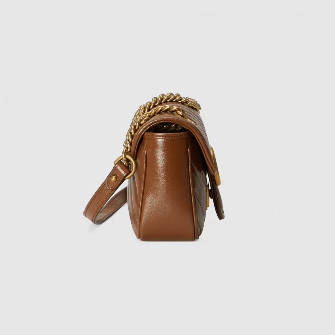 【数量限定☆】GUCCI グッチ 〔GGマーモント〕ミニ キルティング ショルダーバッグ ‎446744 0OLFT 2535