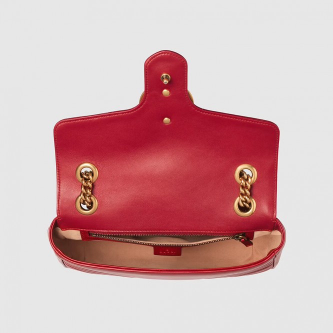 【芸能人愛用☆】GUCCI グッチ 〔GGマーモント〕キルティング スモール ショルダーバッグ 443497 DTDIT 6433