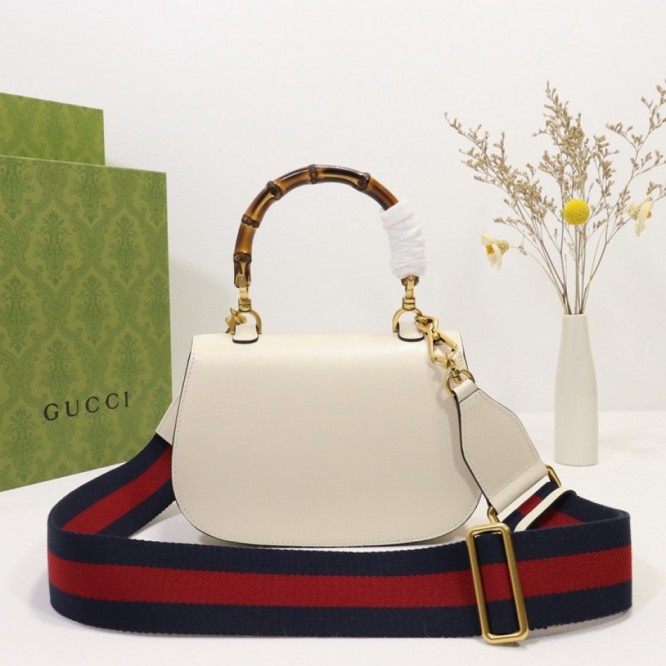 Gucci〔グッチ バンブー 1947〕 スモール トップハンドルバッグ ‎675797 