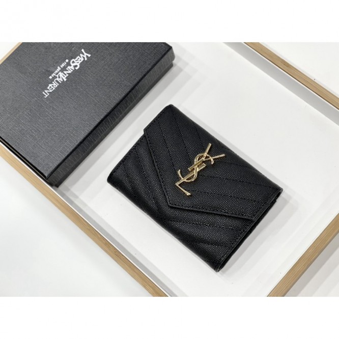 YSL・レザー コンチネンタルウォレット 財布 折財布