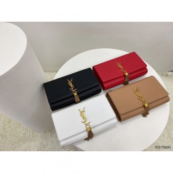 YSL・レザー コンチネンタルウォレット 財布 折財布