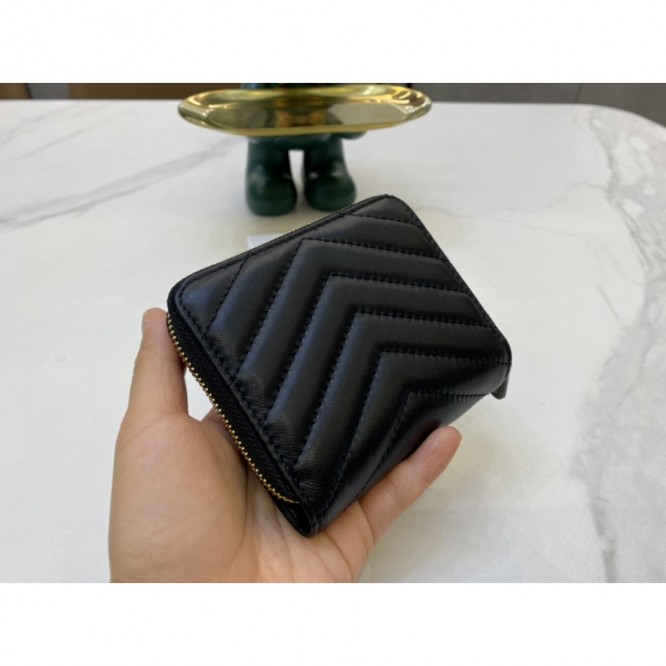 YSL・レザー コンチネンタルウォレット 財布 折財布