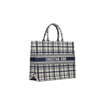 【新作バッグ♪】Dior 2021AW DIOR BOOK TOTE 新作 チェック柄 M1286ZRFZ_M928