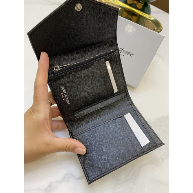 YSL・レザー コンチネンタルウォレット 財布 折財布