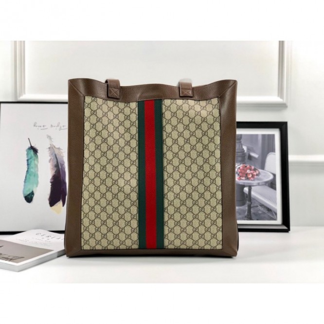 Gucci〔オフィディア〕ソフト GGスプリーム ラージ トートバッグ519335
