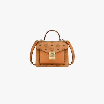 【世界中で大人気】MCM 〈パトリシア〉ヴィセトス サッチェル Patricia Satchel Visetos ショルダーバッグ クロスボディバッグ MWE8APA69CO001