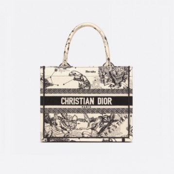 【世界中で大人気♪】Dior ディオール DIOR BOOK TOTE スモールバッグ トワル ドゥ ジュイ ゾディアック エンブロイダリー M1265ZRHZ_M941