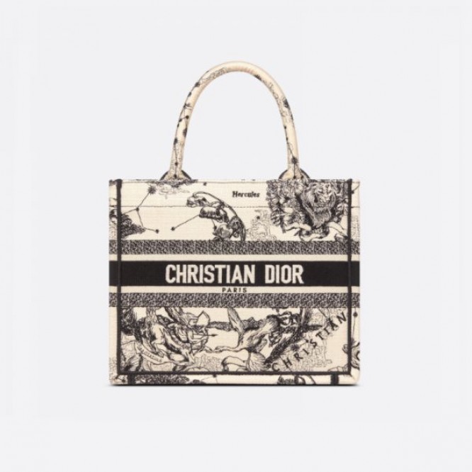 【世界中で大人気♪】Dior ディオール DIOR BOOK TOTE スモールバッグ トワル ドゥ ジュイ ゾディアック エンブロイダリー M1265ZRHZ_M941