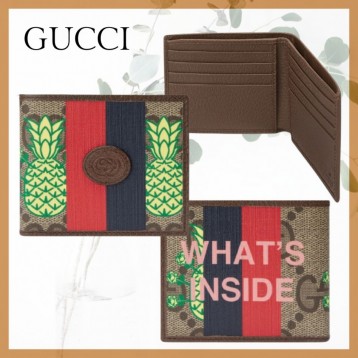 新作【GUCCI】GUCCI パイナップル 二つ折り財布673250 新作【GUCCI】GUCCI パイナップル 二つ折り財布673250