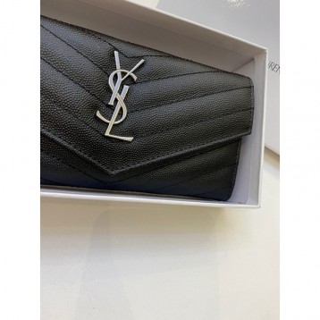 YSL・レザー コンチネンタルウォレット 財布 折財布 YSL・レザー コンチネンタルウォレット 財布 折財布