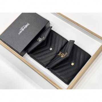 YSL・レザー コンチネンタルウォレット 財布 折財布 YSL・レザー コンチネンタルウォレット 財布 折財布