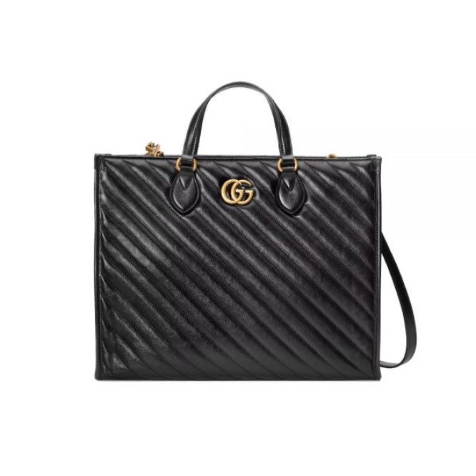 【直営店買付★】GUCCI 〔GGマーモント〕ミディアム トートバッグ 627332 0OLFT 1000