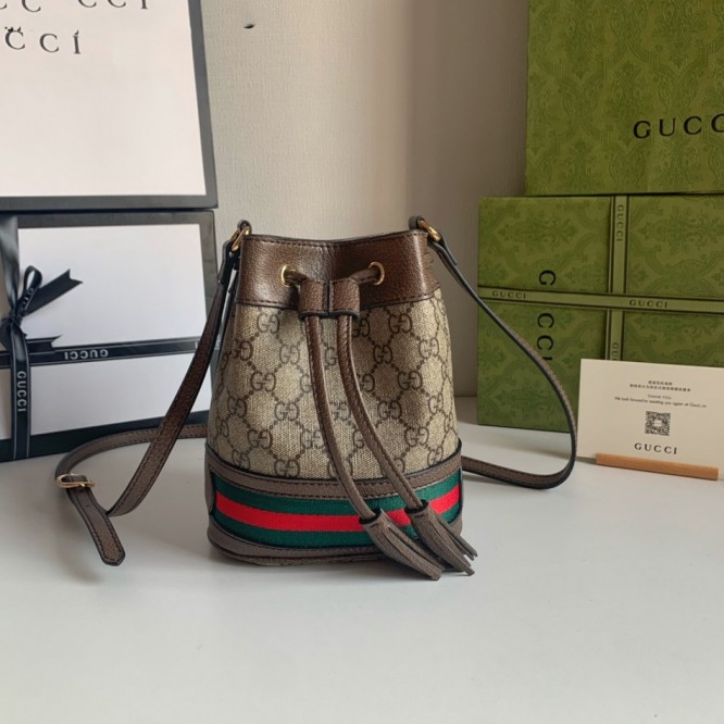 Gucci〔オフィディア〕ミニGG バケットバッグ
