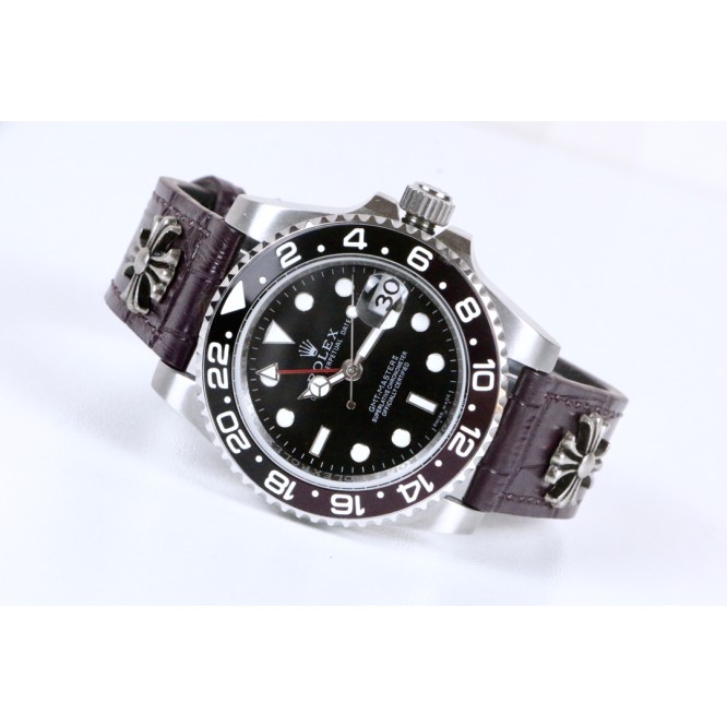 Rolex ロレックス メンズ GMTマスター 21600振動 ムーブメント搭載！TSH-2001P400-RO186
