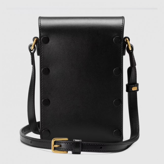 【オシャレ☆】GUCCI グッチ 〔グッチ ホースビット 1955〕ミニバッグ ブラック レザー 625615 0YK0G 1000