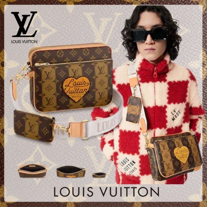22SS【LV×NIGO】トリオ・メッセンジャーM45965
