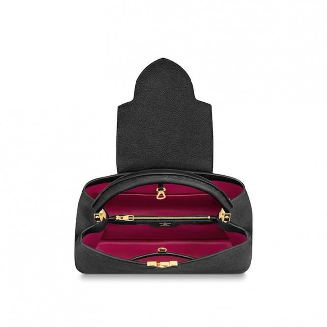LOUIS VUITTON の黒いハンドバッグ M48864