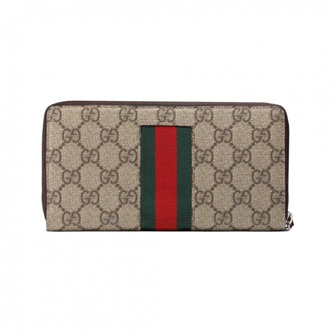 【GUCCI】累積売上総額第１位★ZIP AROUND WALLET_BEIGE