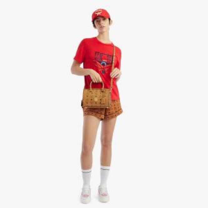 【世界中で大人気】MCM 〈エッセンシャル〉 ボストンバッグ ヴィセトス Essential Visetos Original ショルダーバッグ クロスボディバッグ MWB9SSE67CO001