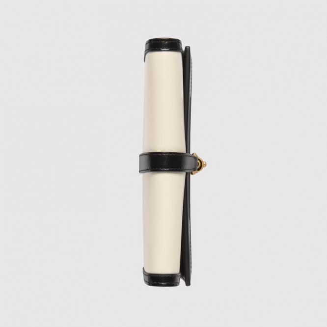【在庫僅か☆】GUCCI グッチ 〔ジャッキー 1961〕チェーンウォレット ホワイト レザー 652681 14JAG 9099