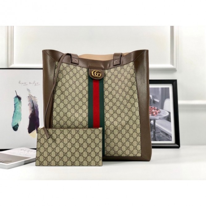 Gucci〔オフィディア〕ソフト GGスプリーム ラージ トートバッグ519335