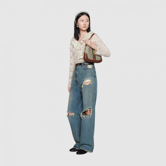 【完売必至☆】GUCCI グッチ 〔ジャッキー 1961〕スモール ショルダーバッグ 636706 HUHHG 8565