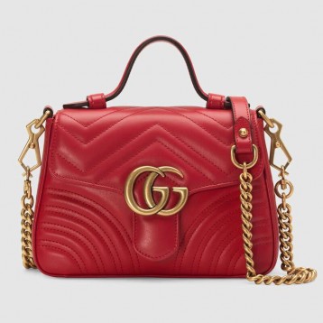 【GUCCI】グッチGGマーモントミニトップハンドルバッグ◆ハンドバッグ 【GUCCI】グッチGGマーモントミニトップハンドルバッグ◆ハンドバッグ