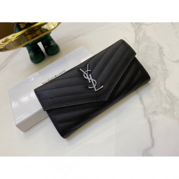 YSL・レザー コンチネンタルウォレット 財布 折財布