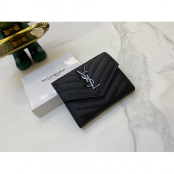 YSL・レザー コンチネンタルウォレット 財布 折財布
