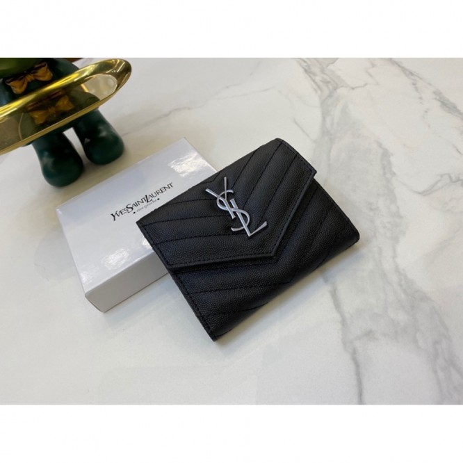 YSL・レザー コンチネンタルウォレット 財布 折財布